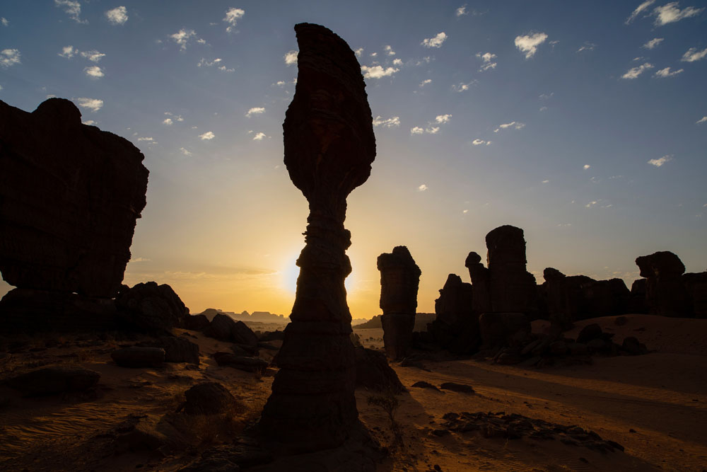 Bizarre rock formations in Ennedi